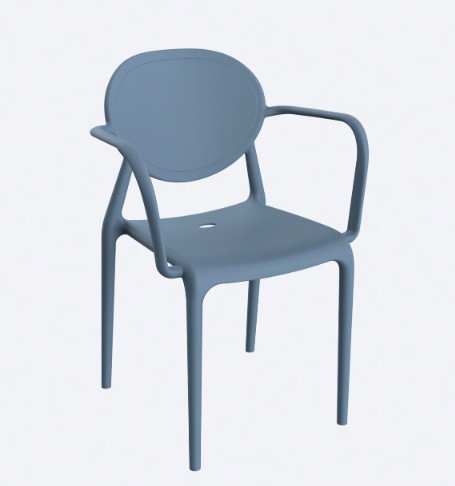 Cadeiras Slick e Stripe I'M IN HOME, design italiano com e sem braço