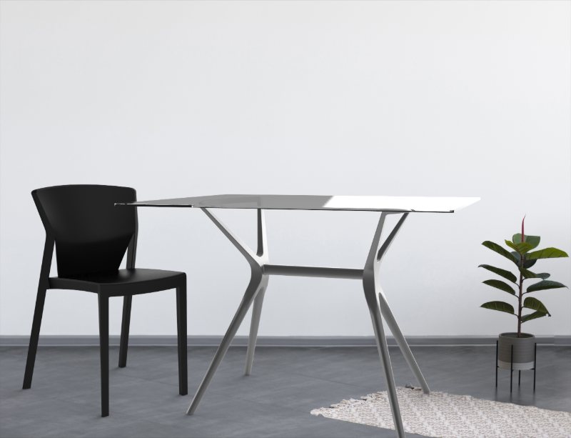 Mesa Baletto I'M IN HOME de design urbano, 74 x 74 x 74 cm