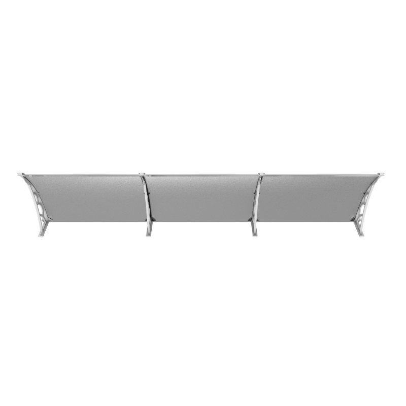 Toldo Versátil — vista frontal, braço branco